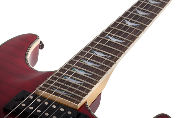 Электрогитара SCHECTER [OMEN EXTREME-6 BB] электрогитара 6-струнная, корпус: красное дерево, топ: стеганый клен, гриф: клен, накладка: палисандр, 24 лада, цвет: Blood Burst (BB)