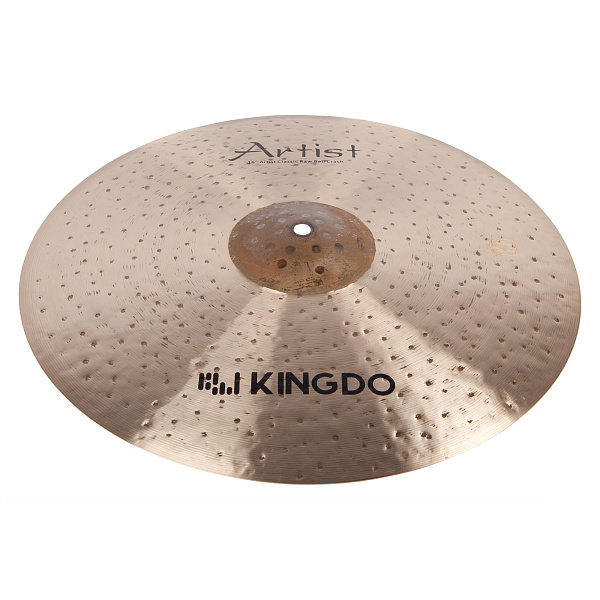Тарелка крэш 16" [16" CLASSIC RAW BELL CRASH] KINGDO [16" CLASSIC RAW BELL CRASH] сплав B20, ручная работа, традиционная, Bell натуральный