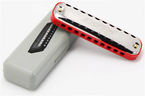 EASTTOP T10-1 C RED COMB - Губная гармоника диатоническая