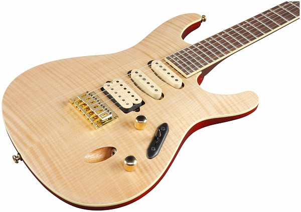 IBANEZ SEW761FM-NTF электрогитара, 6 струн, цвет - натуральный