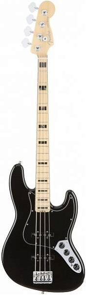 FENDER American Elite Jazz Bass MN Black - Бас-гитара