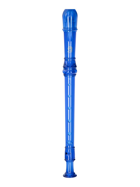 ASRB-251BL (ESRB-251BL) Color Блокфлейта сопрано, синяя, барочная система, пластик, 2 части, Angel