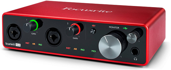 FOCUSRITE Scarlett 4i4 3rd Gen - Аудиоинтерфейс
