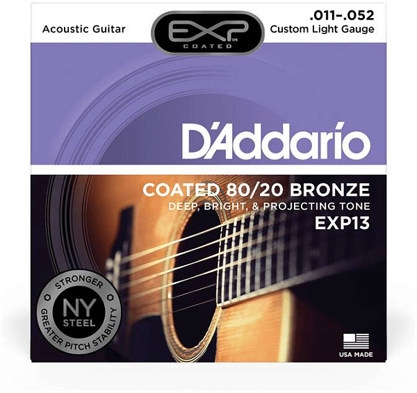 D'ADDARIO EXP13 - Струны для акустической гитары