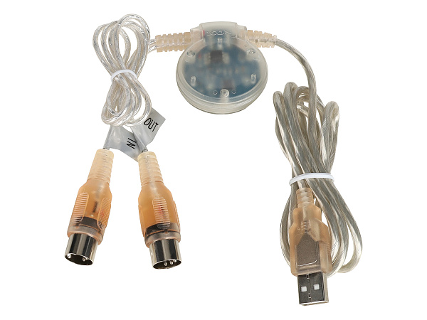MIDI интерфейс [10105010001] Icon [MidiPort] USB MIDI интерфейс, 1х1 MIDI вход/выход, 16х16 MIDI каналов, Plug&Play, совместим с Windows XP, Vista (32-бит), Windows 7 (32-бит/64-бит), Mac OS X, питание от шины USB, 100 мА, USB-A 2.0