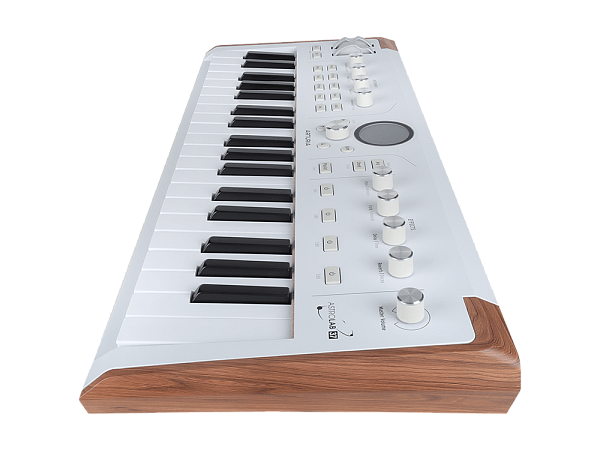 Сценическая клавиатура [230721] Arturia [AstroLab 37 White] Astrolab White 37 клавиш, полувзвешенная механика, 10 звуковых движков, вокодер, 10 кнопок пресетов , 4 макрорегулятора, MIDI-вход, USB-C и USB-A; аудио Bluetooth; WiFi, цвет белый