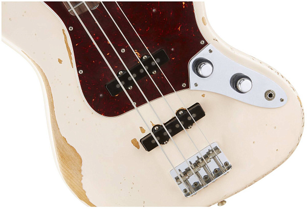 FENDER Flea Jazz Bass RW Roadworn Shell Pink - Бас-гитара