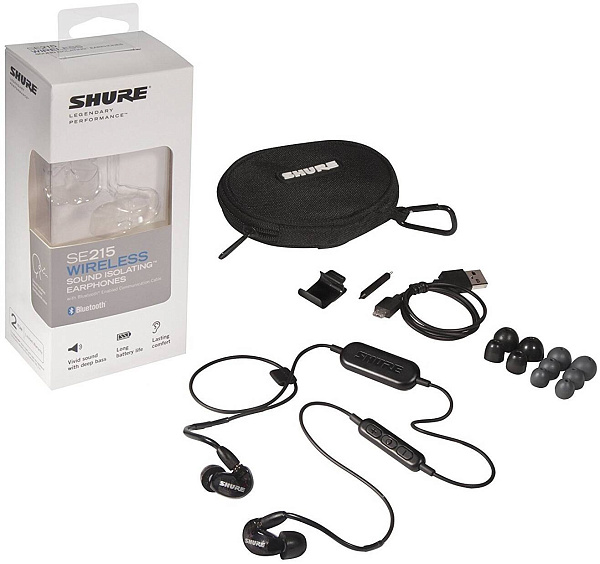 SHURE SE215-K-BT1-EFS - Наушники вставные