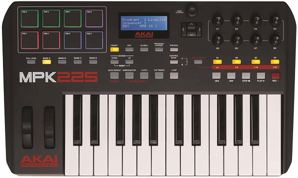 AKAI PRO MPK225 USB - MIDI-клавиатура
