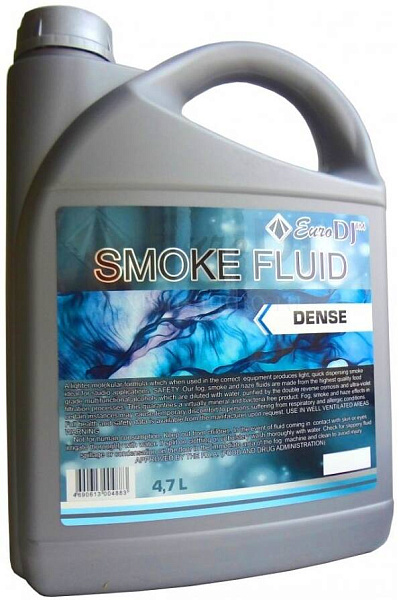 EURO DJ Smoke Fluid DENSE, 4,7L - Жидкость для дым машины