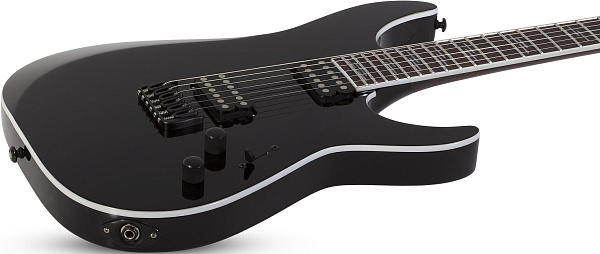 Электрогитара SCHECTER [REAPER-6 CUSTOM G.BLK] электрогитара 6-струнная, корпус: красное дерево, гриф: венге, накладка: черное дерево, 24 лада, цвет: Gloss Black