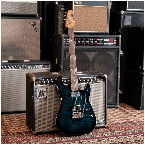 STERLING Sabre Deep Blue Burst - Электрогитара