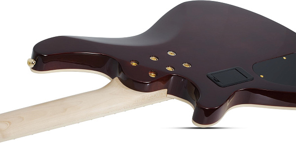 Бас-гитара SCHECTER [OMEN EXTREME-4 GNAT]  4-струнная, корпус: красное дерево, топ: стеганый клен, гриф: клен, накладка: палисандр, 24 лада, цвет Gloss Natural (GNAT)