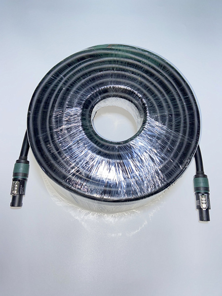 YES-SP002NE-30m Кабель акустический с разъёмами Neutrik Speakon, 30м, YES