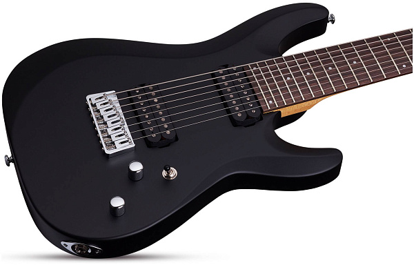 SCHECTER C-8 DELUXE SBK L/H - Леворукая электрогитара, 24 лада