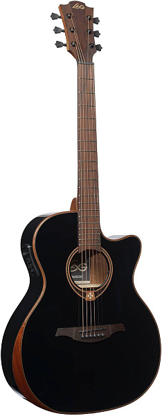 LAG T118ABCE BLK - Гитара электроакустическая шестиструнная