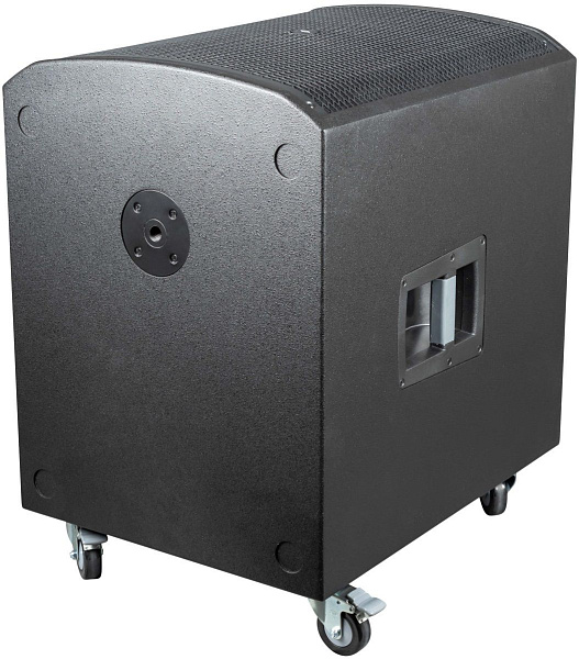 Активный сабвуфер PROEL [DIVASUB18A] НЧ динамик 18", встроенный DSP, LCD дисплей, АЧХ 35-160 Гц, мощность пик. 1500 Вт, мощность номин. 750 Вт, макс. SPL 132 дБ, 2x Combo XLR/TRS входа, 2x XLR выхода, материал корпуса фанера, ручки для переноски 2 шт.