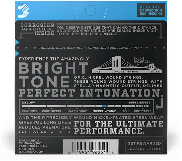 D'ADDARIO EXL148 - Струны для электрогитары