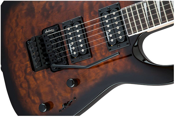 JACKSON JS32Q DKA, AH FB - DRK SNBRST электрогитара, цвет санберст