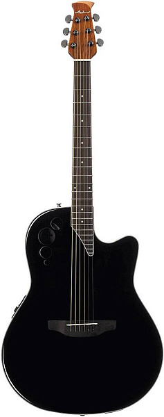 OVATION APPLAUSE AE44II-5 Mid Cutaway Black электроакустическая гитара