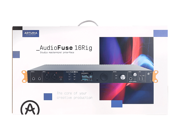 Аудиоинтерфейс USB [831001] Arturia [Audiofuse 16 Rig] 24бит/192кГц, 2 комбо входа XLR/1/4", 16 аналоговых входов, 10 аналоговых выходов, 2 выхода для наушников, 2 входа и 2 выхода ADAT, вход/выход Word Clock, MIDI (In/Out/Thru), 3 порта USB-A для подклю
