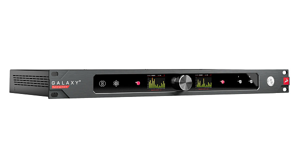 Аудиоинтерфейс Antelope Audio [Galaxy 32 Synergy Core] 24 бит/192 кГц, 4 D-Sub In, 4 D-Sub Out, 2 HDX, 2 TRS выхода, ADAT In/Out, MADI In/Out, 2 порта Dante, S/PDIF, 4 World Clock In/Out, Thunderbolt 3.