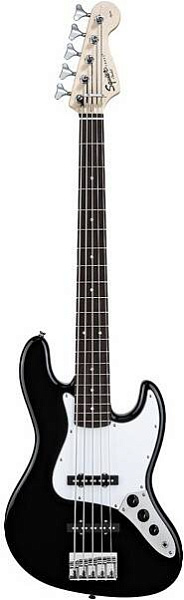 FENDER SQUIER AFFINITY JAZZ BASS V RW BLACK - Бас-гитара