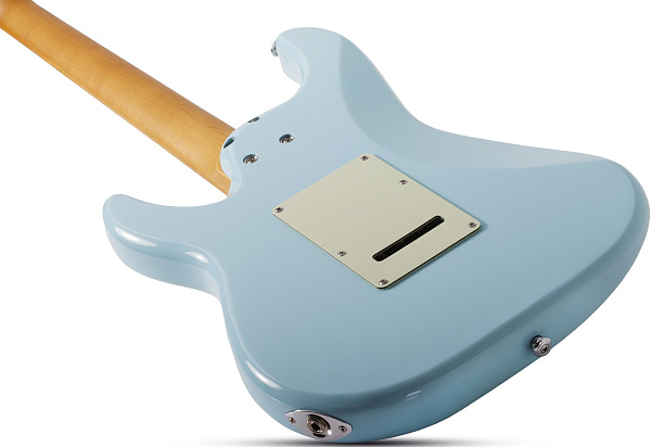 Электрогитара SCHECTER [MV-6 SSBLU] 6-струнная, корпус: липа, гриф: запеченый клен, 24 лада, цвет: Super Sonic Blue (SSBLU)
