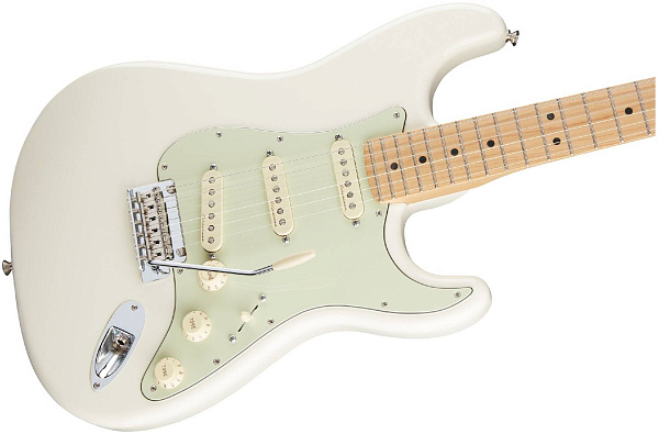 FENDER DELUXE ROADHOUSE STRAT MN Olympic White - Электрогитара