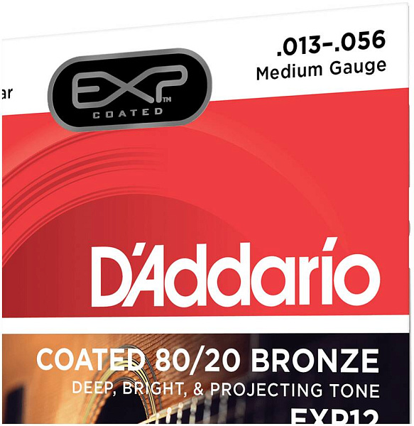 D'ADDARIO EXP12 - Струны для акустической гитары