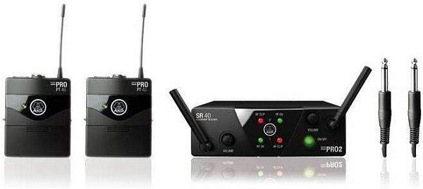 AKG WMS40 Mini2 Instrumental Set BD US45A/C (660.700&662.300) радиосистема...