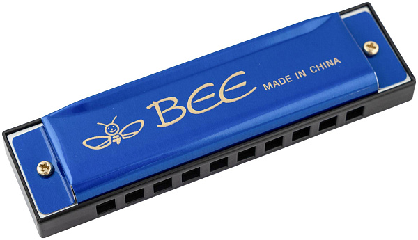 BEE DF10A-1 BLUE - Губная гармоника диатоническая