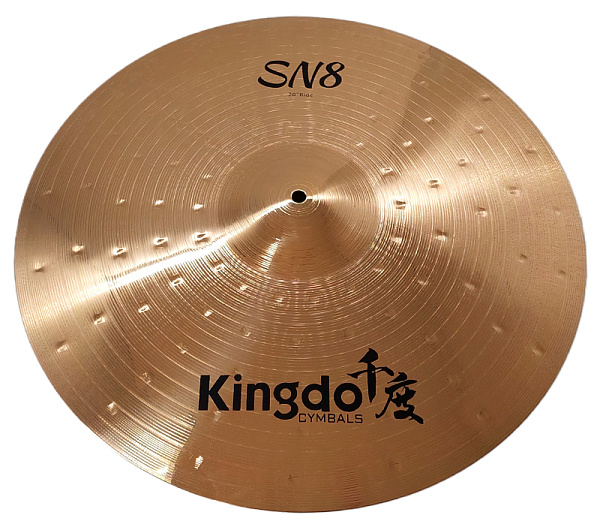 Комплект тарелок [SN8 SET 14"+16"+18"+20"] KINGDO [SN8 SET 14"+16"+18"+20"] Hi-Hat14", Crash16",Crash18",Ride20" полированные, сплав В8