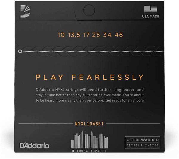 D'ADDARIO NYXL1046 BT - Струны для электрогитары