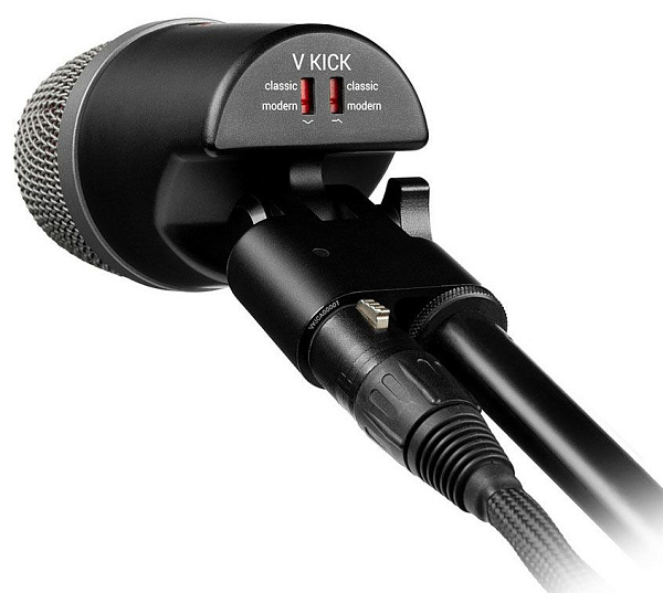 Микрофон динамический sE Electronics [V KICK] инструментальный, универсальный, для бас-барабанов и других источников, 20 Гц – 19 кГц, суперкардиоида, комплектация: резьбовой адаптер, чехол на молнии, ветрозащита, гайка с накаткой для надежной фиксации ми