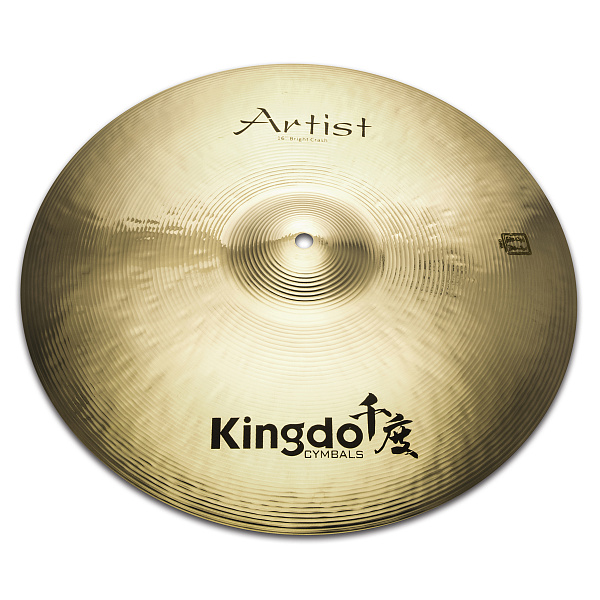 Тарелка крэш 16" [16" ARTIST BRIGHT CRASH] KINGDO [16" ARTIST BRIGHT CRASH] сплав B20, ручная работа, поверхность полированная