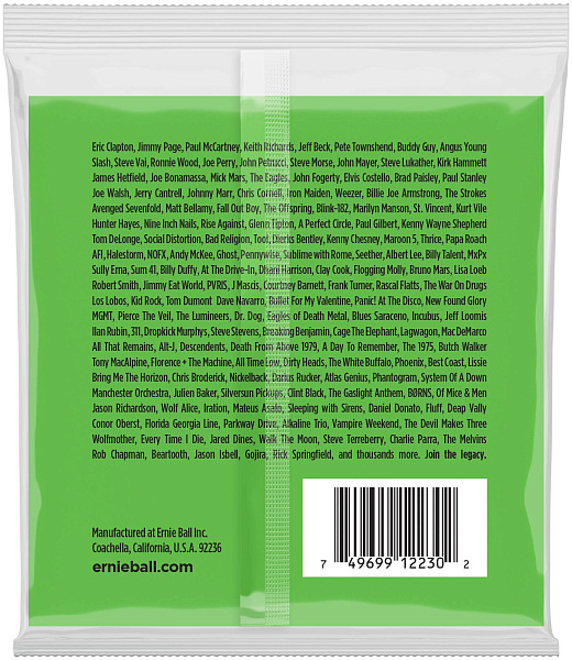 ERNIE BALL 2230 Nickel Wound Slinky 8-40 - Струны для электрогитары 12-струнной