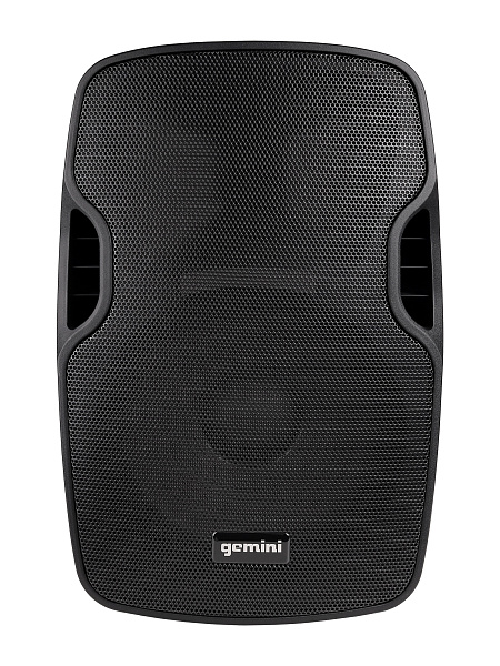 Акустическая система Gemini [AS-12TOGO] Активная, 2-х полосная, RMS/Peak 500/1500 Вт, АЧХ 50-20000 Гц, SPL 104 дБ, 12" НЧ, 2,5" ВЧ, входы: RCA (L/R) AUX, 1/8" TRS AUX, 1/4" TS микр., 1/4" TS гитар., выходы: RCA (L/R), USB, SD, Bluetooth