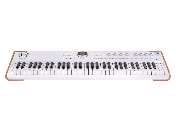 Сценическая клавиатура Arturia [Astrolab White] 61 клавиша, полувзвешенная механика, 10 звуковых движков, вокодер, 10 кнопок пресетов , 4 макрорегулятора, MIDI-вход, USB-C и USB-A; аудио Bluetooth; WiFi, цвет белый