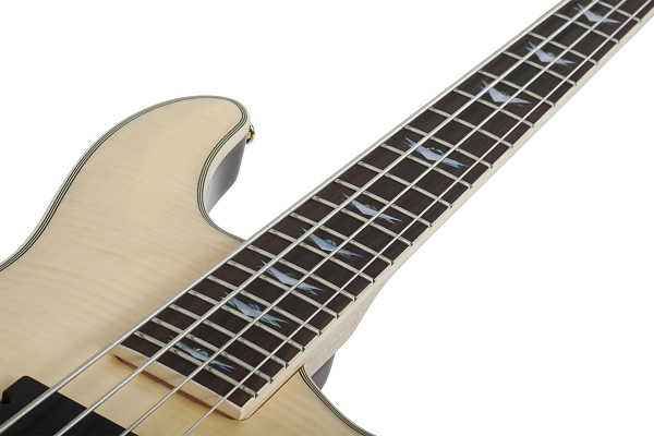 Бас-гитара SCHECTER [OMEN EXTREME-4 GNAT]  4-струнная, корпус: красное дерево, топ: стеганый клен, гриф: клен, накладка: палисандр, 24 лада, цвет Gloss Natural (GNAT)