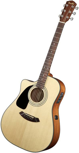 FENDER CD-100CE L/H NATURAL - Гитара электроакустическая для левшей
