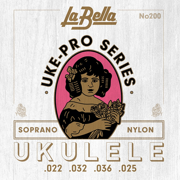 200 Uke-Pro Комплект струн для укулеле сопрано, La Bella