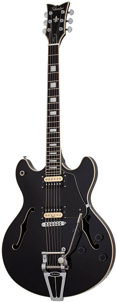 SCHECTER CORSAIR G. BLACK - полуакустическая электрогитара