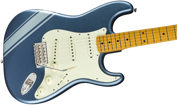 FENDER FSR 50S STRAT W/ STRIPE - LPB электрогитара, цвет синий, чехол в...