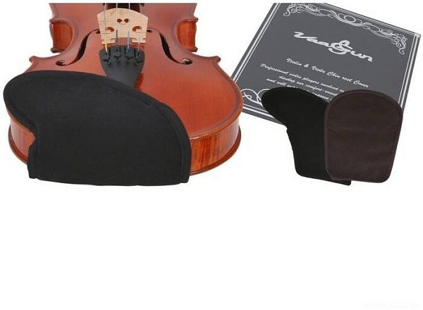 GEWA VAAGUN Chin Rest Cover Round L Brown покрытие для подбородника скрипки/альта...