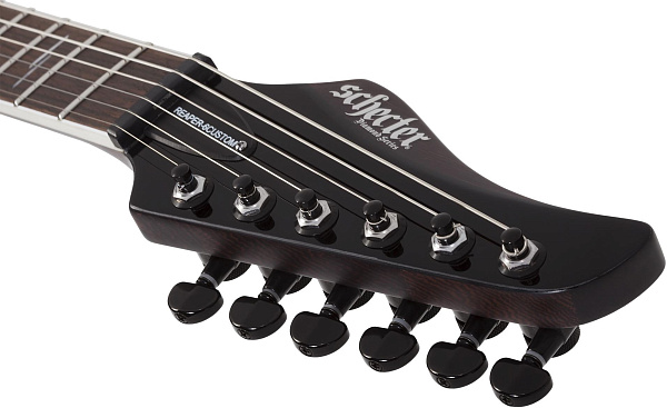 Электрогитара SCHECTER [REAPER-6 CUSTOM G.BLK] электрогитара 6-струнная, корпус: красное дерево, гриф: венге, накладка: черное дерево, 24 лада, цвет: Gloss Black