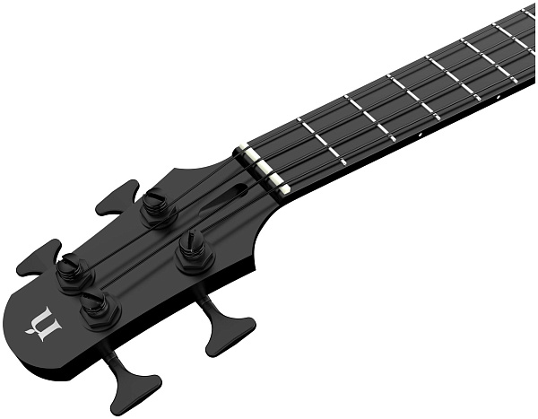 NATASHA NBSG Bass Black - Гитара электроакустическая бас сайлент смарт