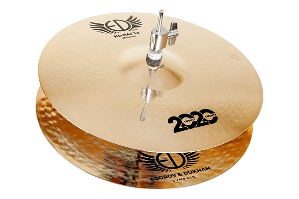 ED2020HH15BR 2020 Brilliant Hi-Hat Две тарелки 15", ED Cymbals