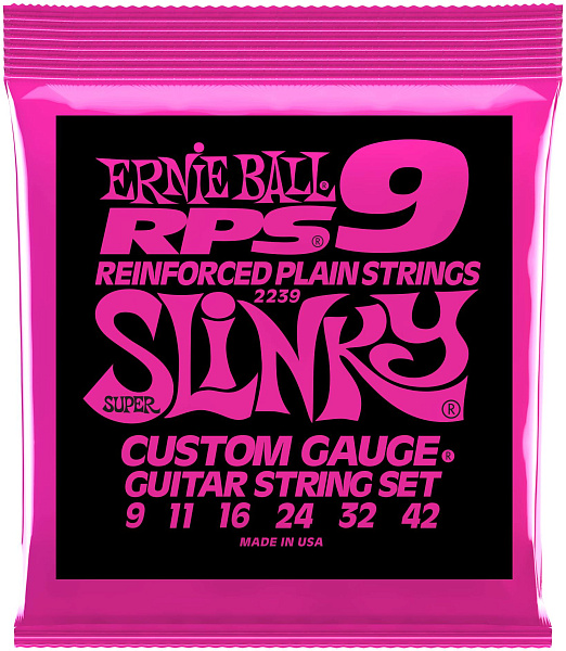 ERNIE BALL 2239 RPS Nickel Wound Slinky Super 9-42 - Струны для электрогитары