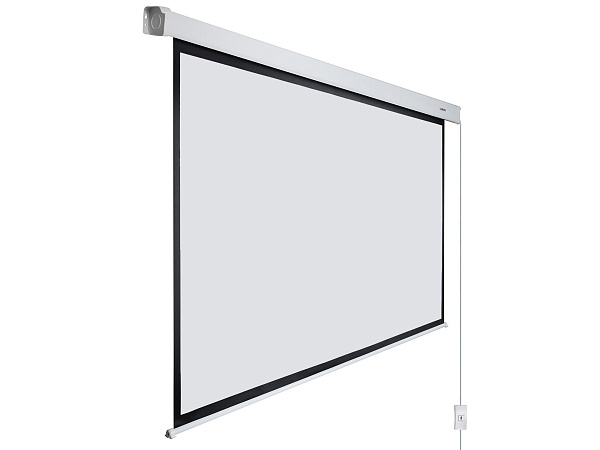 [LMC-100110] Экран с электроприводом Lumien [Master Control] 229x305 см (раб.область 221х297 см)  (146") Matte White FiberGlass черн. кайма по периметру 4:3